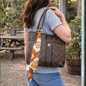 Coach Chelsea HERITAGE STRIPE 2010 TOTE